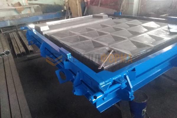 Металлоформы плит заборов